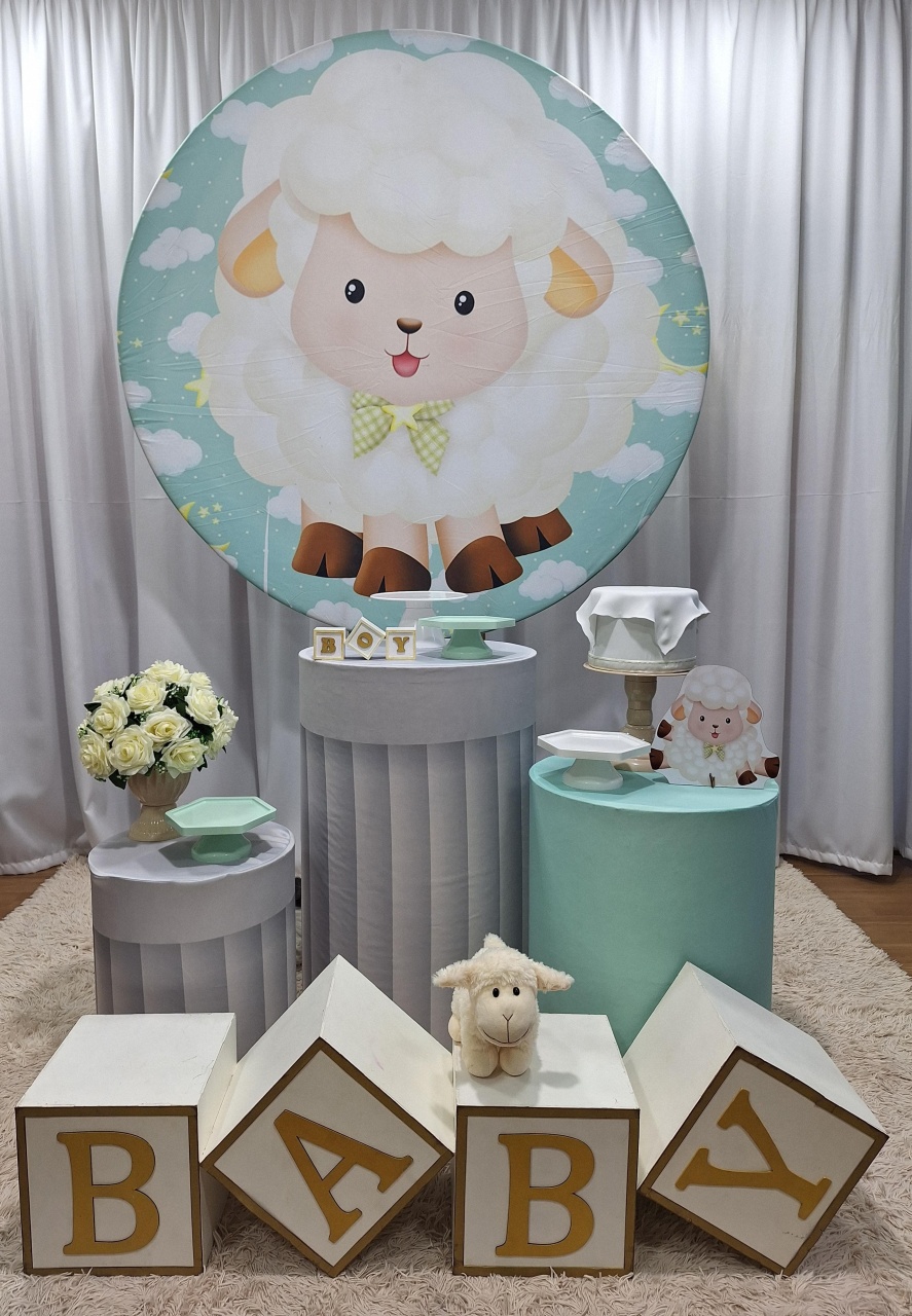 Ovelha Verde - Prata - Decorações Ale Ramos