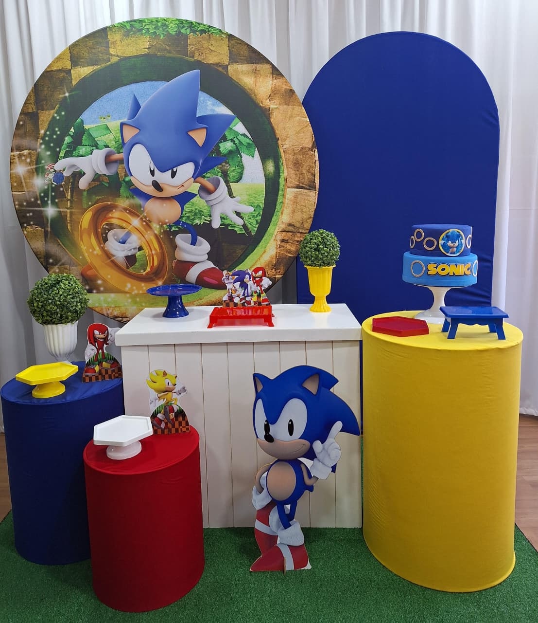 Sonic - Diamante 2 - Decorações Ale Ramos