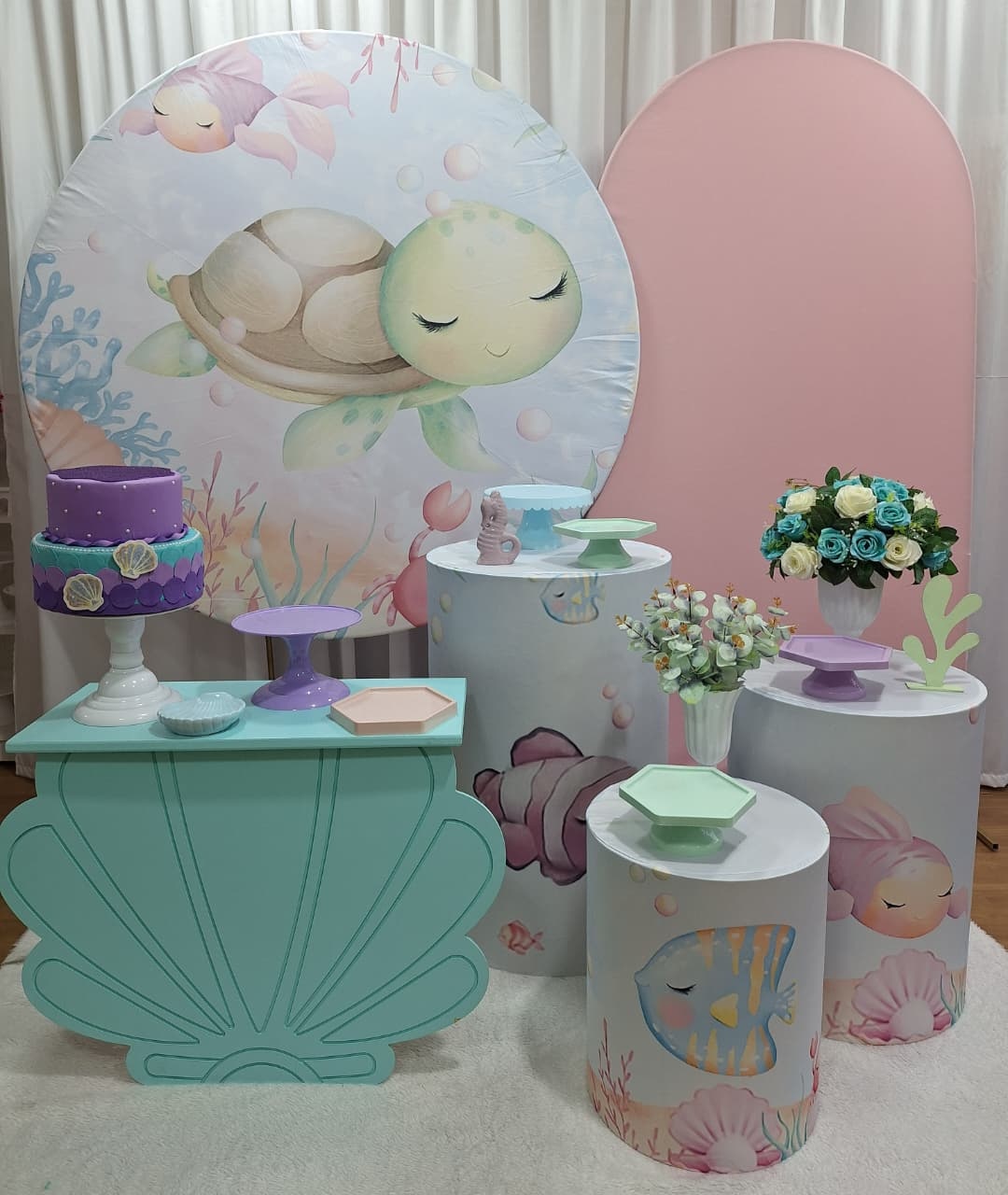 Fundo Do Mar - Diamante - Decorações Ale Ramos