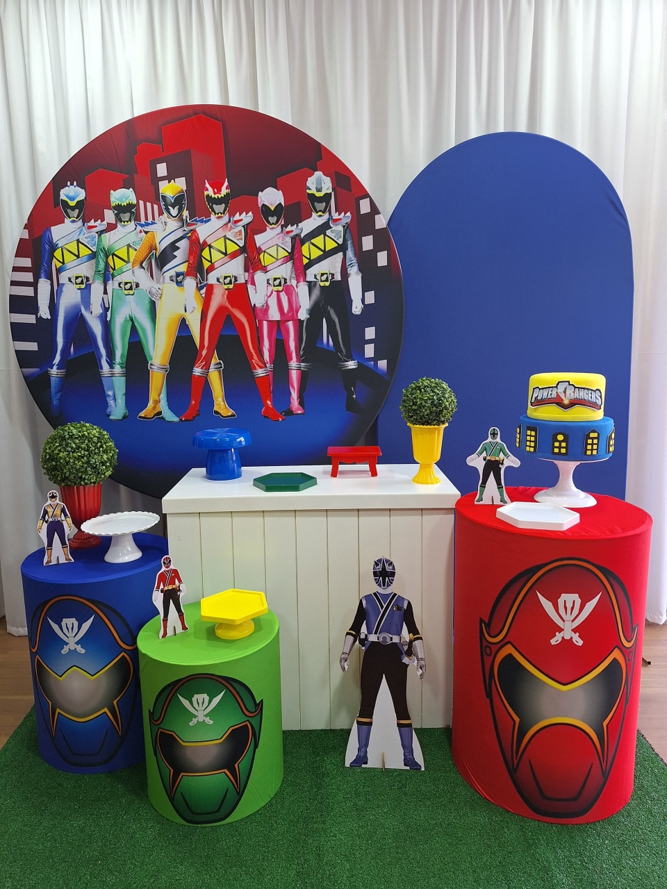 Power Rangers - Diamante - Decorações Ale Ramos