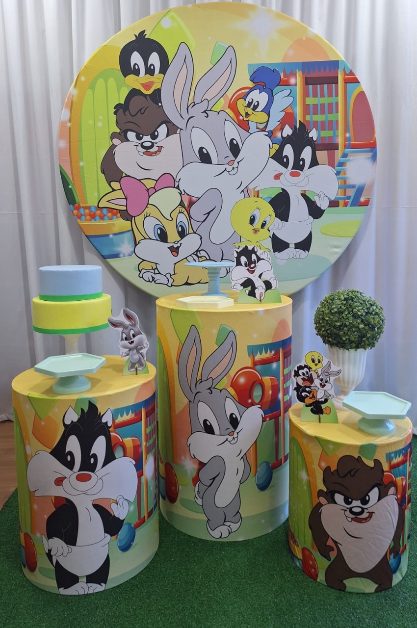 Looney Tunes - Prata - Decorações Ale Ramos