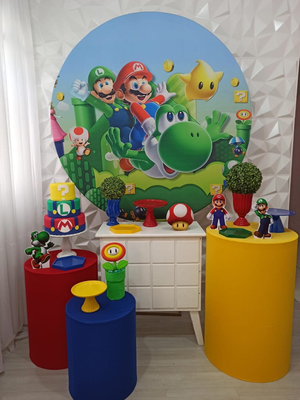 Mario - Ouro - Decorações Ale Ramos