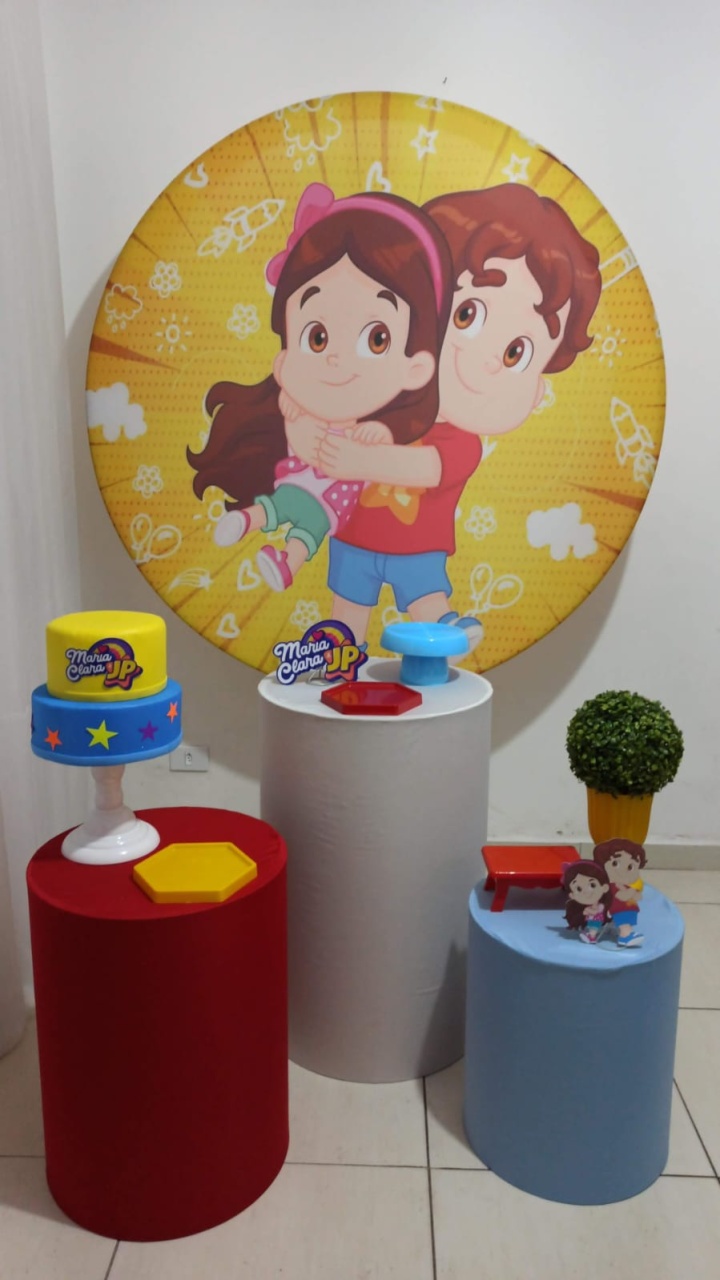 Maria Clara E Jp - Prata 1 - Decorações Ale Ramos