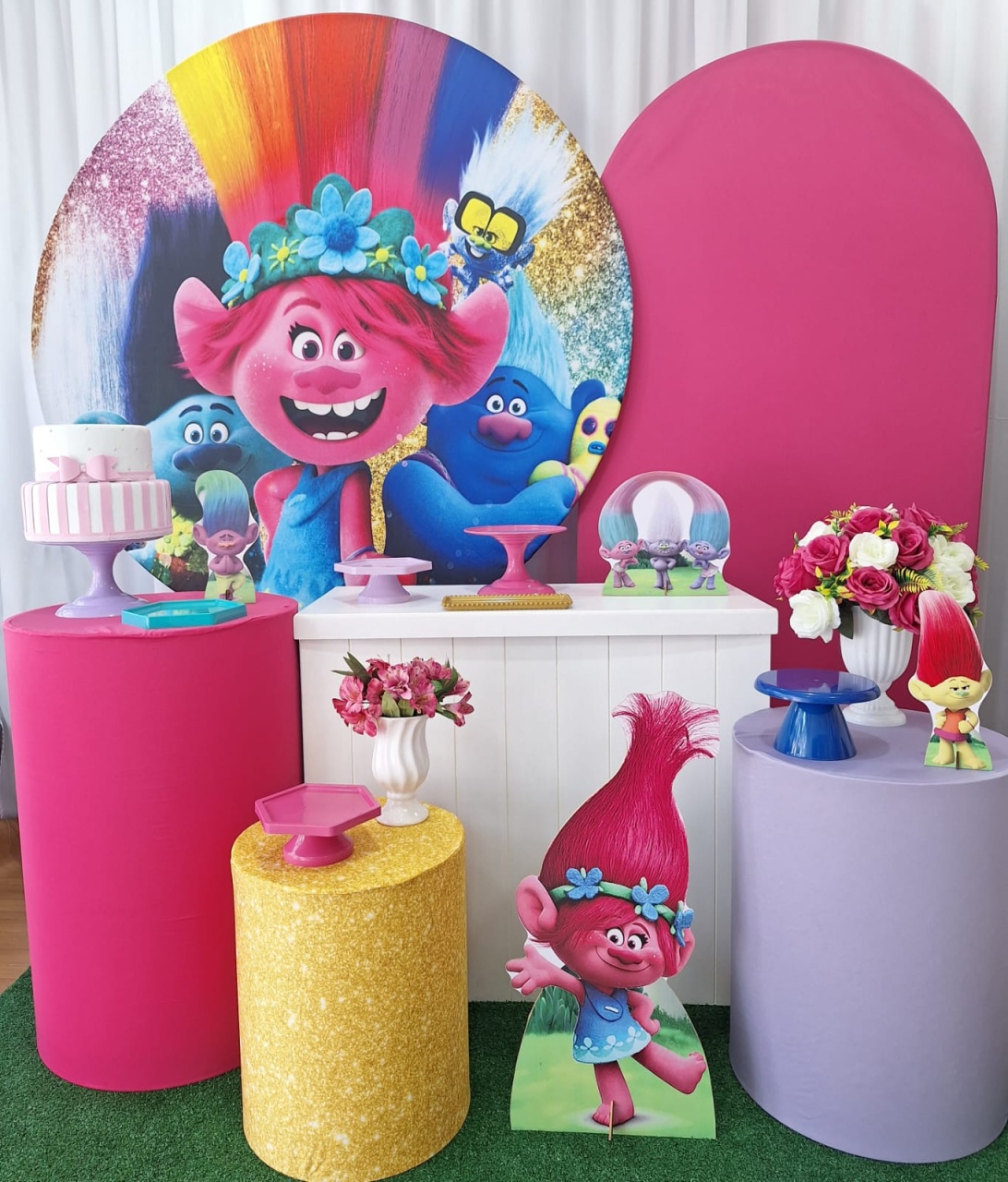 Trolls - Diamante - Decorações Ale Ramos