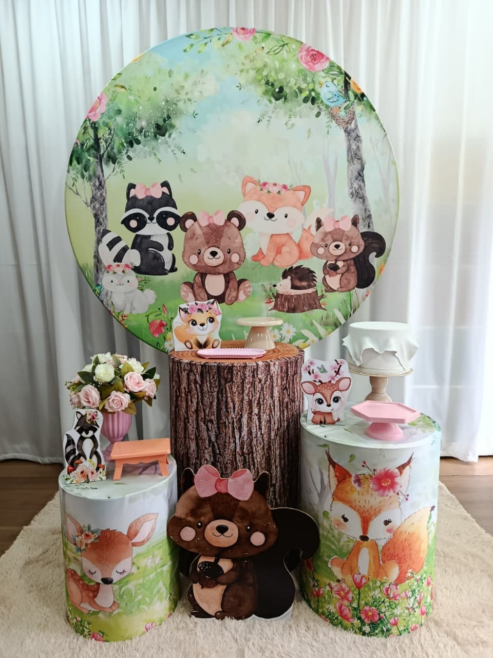 Bosque Encantado- Prata - Decorações Ale Ramos
