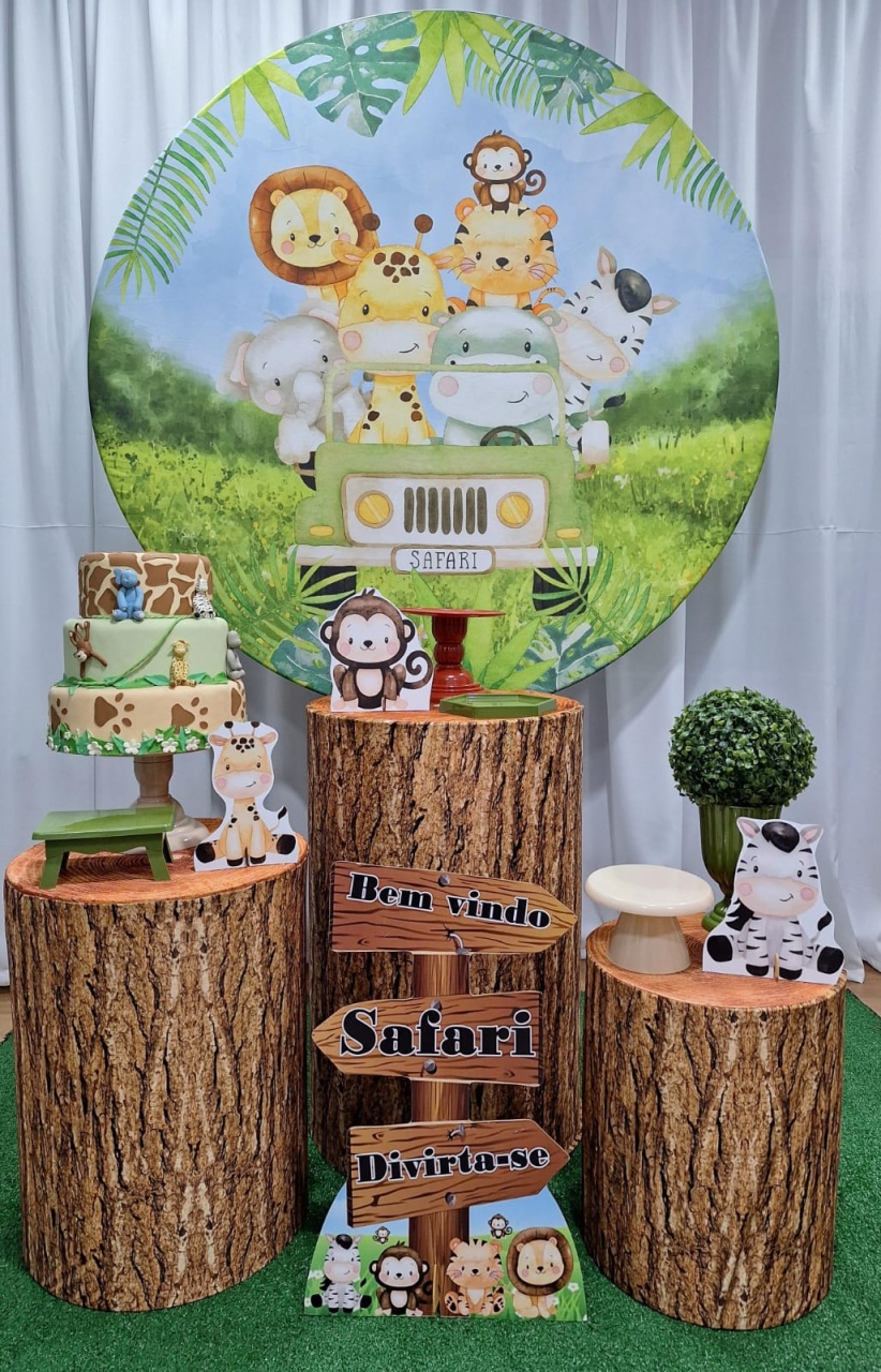 Safari - Prata - Decorações Ale Ramos
