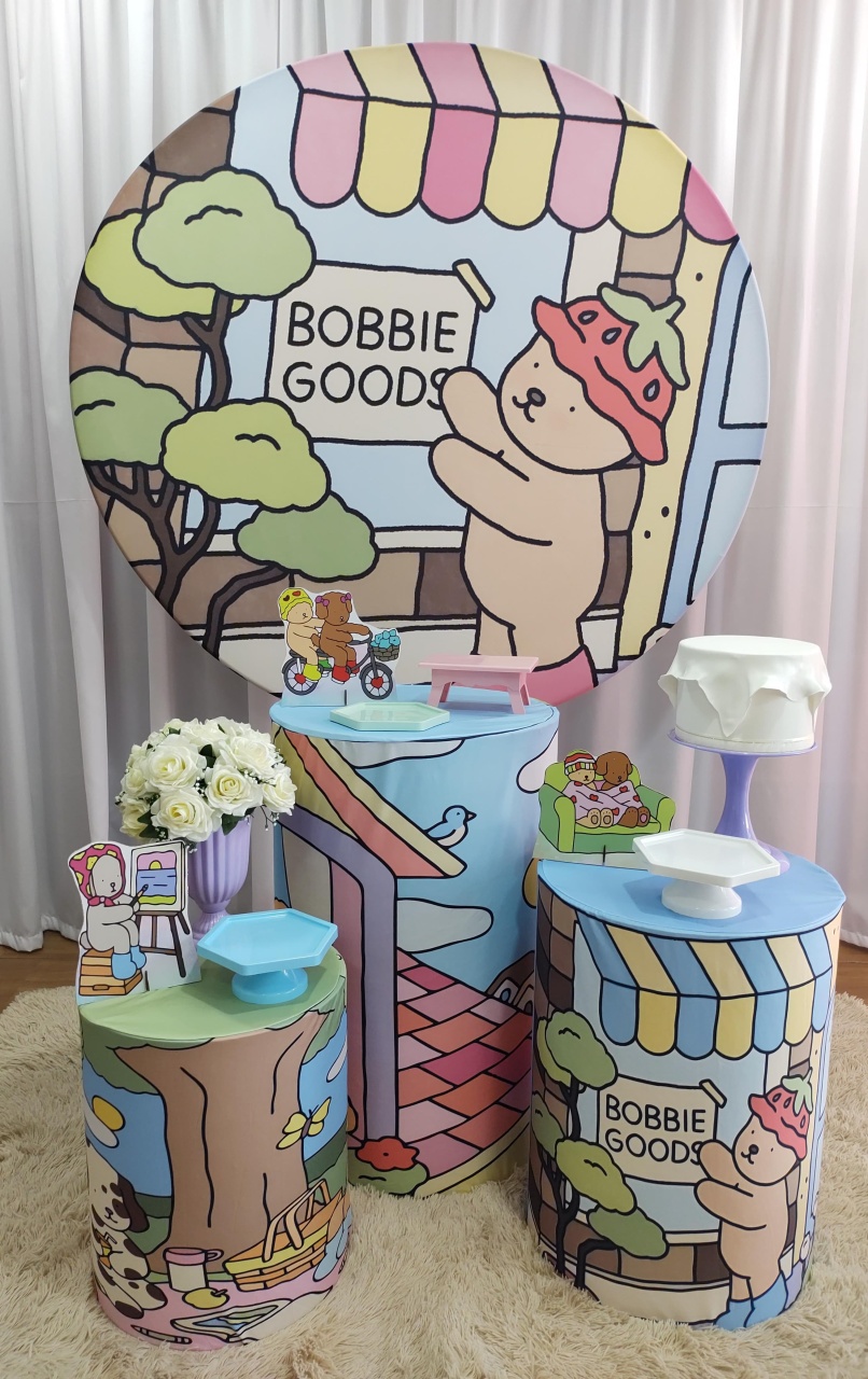 Bobbie Goods - Prata - Decorações Ale Ramos