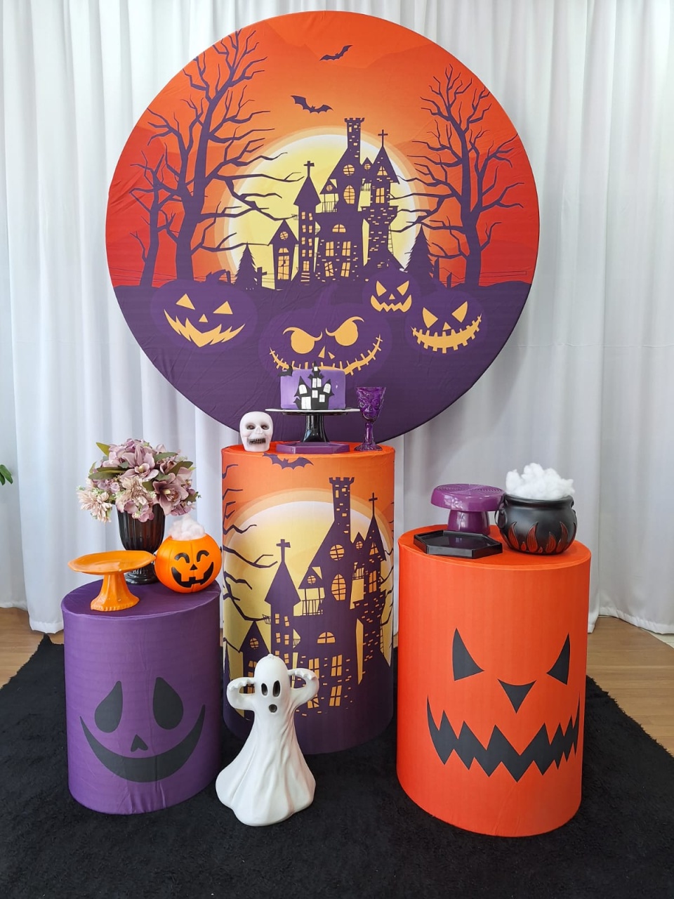 Hallowen - Prata - Decorações Ale Ramos