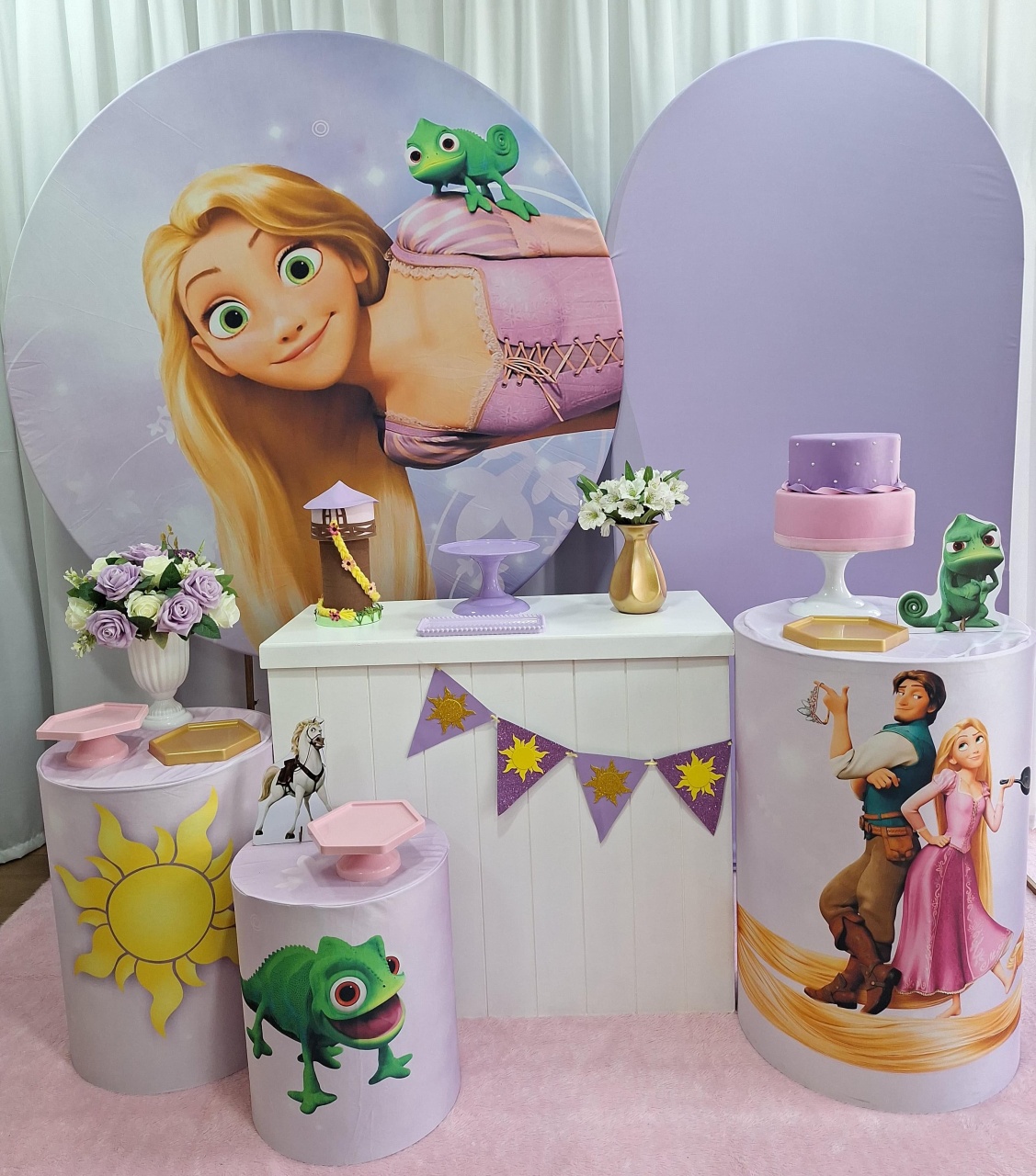 Rapunzel - Diamante - Decorações Ale Ramos