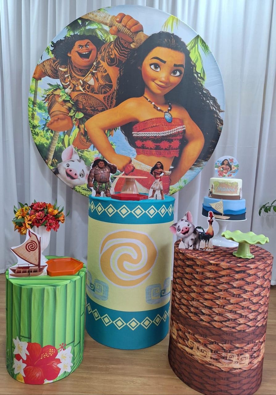 Moana - Prata - Decorações Ale Ramos