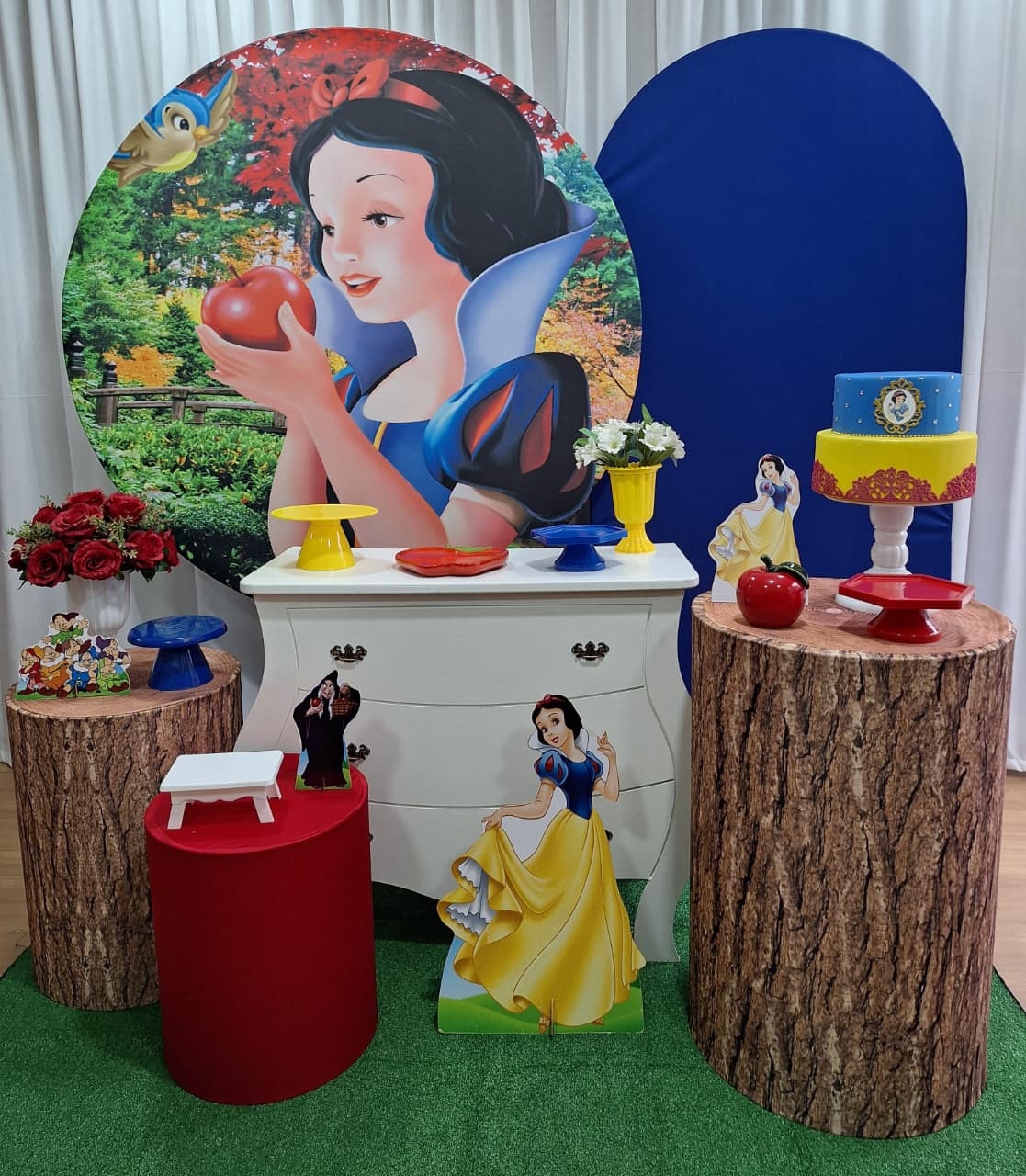 Branca de Neve - Diamante - Decorações Ale Ramos