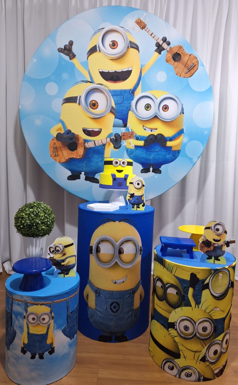 Minions - Prata - Decorações Ale Ramos