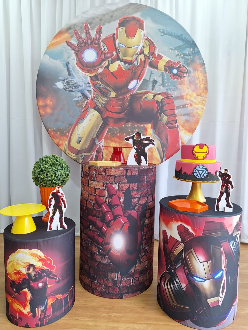 Homem de Ferro - Prata - Decorações Ale Ramos