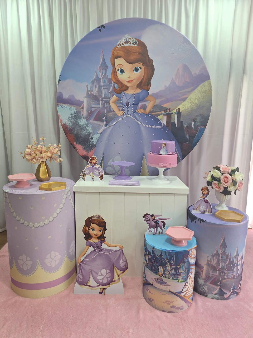 Princesa Sofia - Ouro - Decorações Ale Ramos