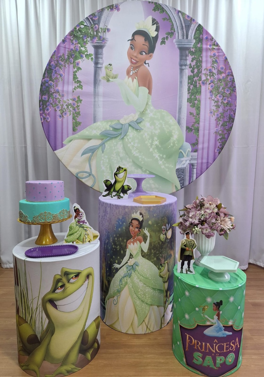 Princesa E O Sapo - Prata - Decorações Ale Ramos