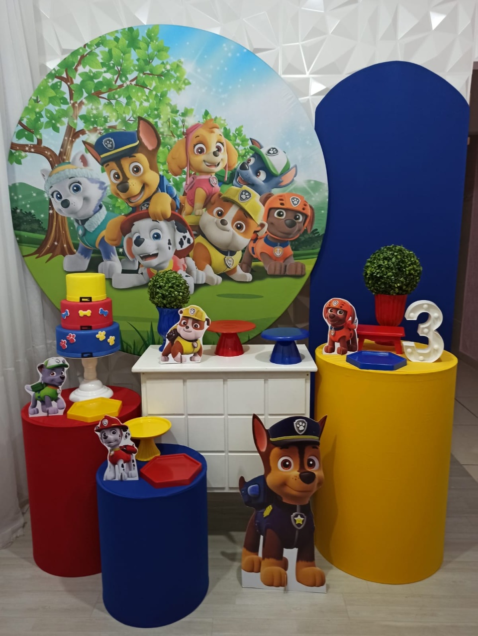 Patrulha Canina - Diamante 1 - Decorações Ale Ramos