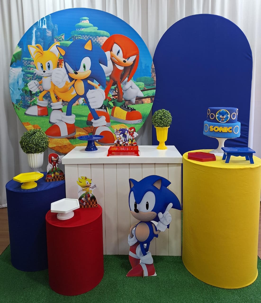 Sonic - Diamante 3 - Decorações Ale Ramos