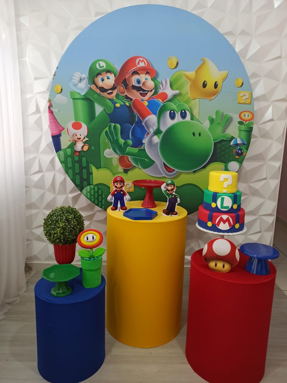 Mario - Prata - Decorações Ale Ramos