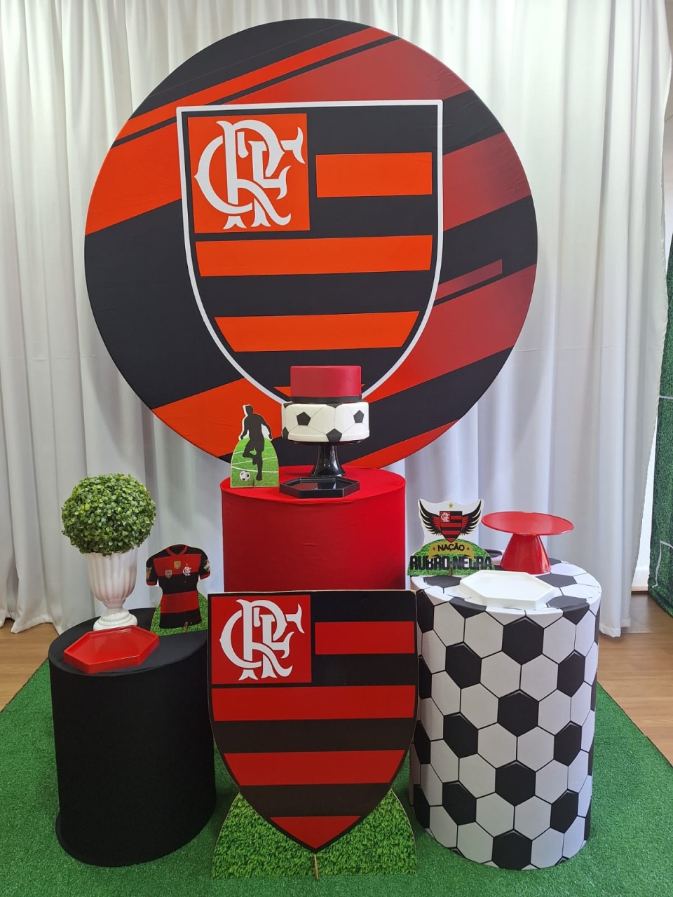 Flamengo - Prata - Decorações Ale Ramos