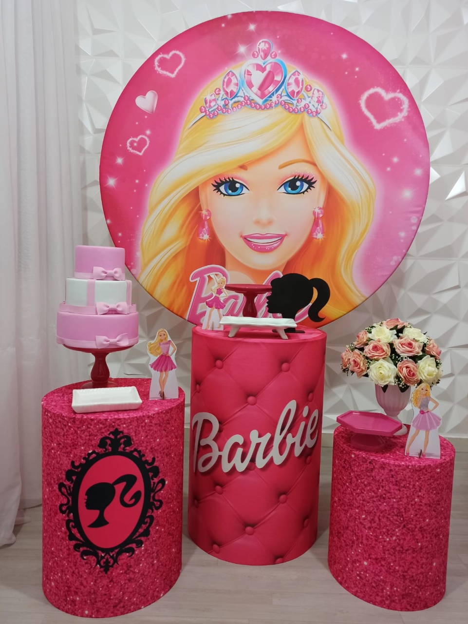 Barbie - Prata - Decorações Ale Ramos