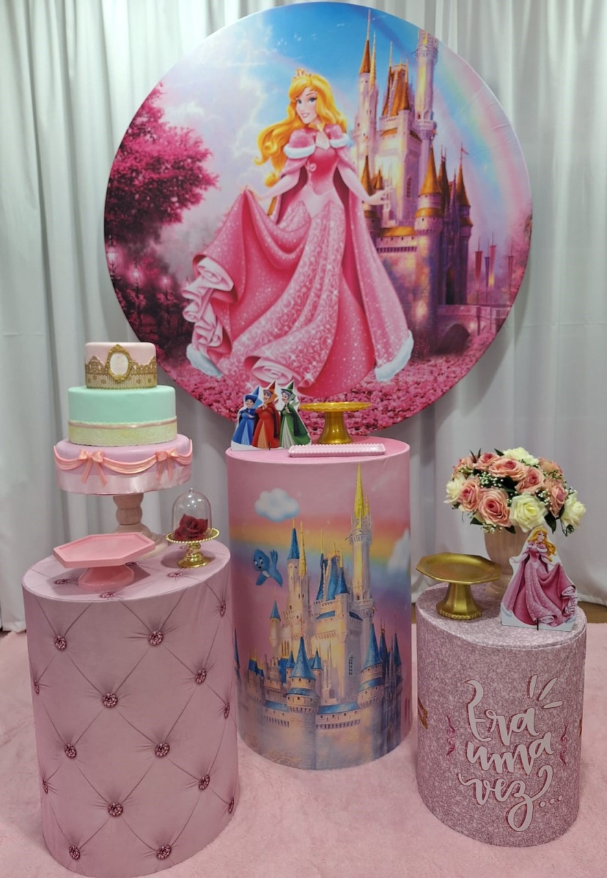 Bela Adormecida - Prata - Decorações Ale Ramos