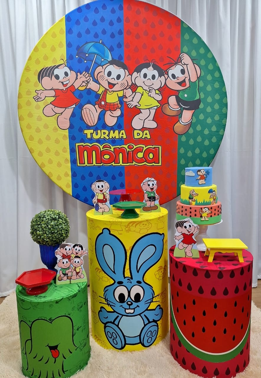 Turma da Monica - Prata - Decorações Ale Ramos