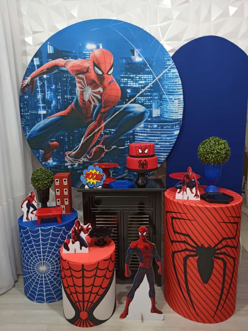 Homem Aranha - Diamante - Decorações Ale Ramos