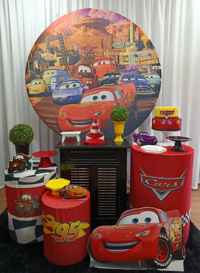 Carros - Ouro - Decorações Ale Ramos
