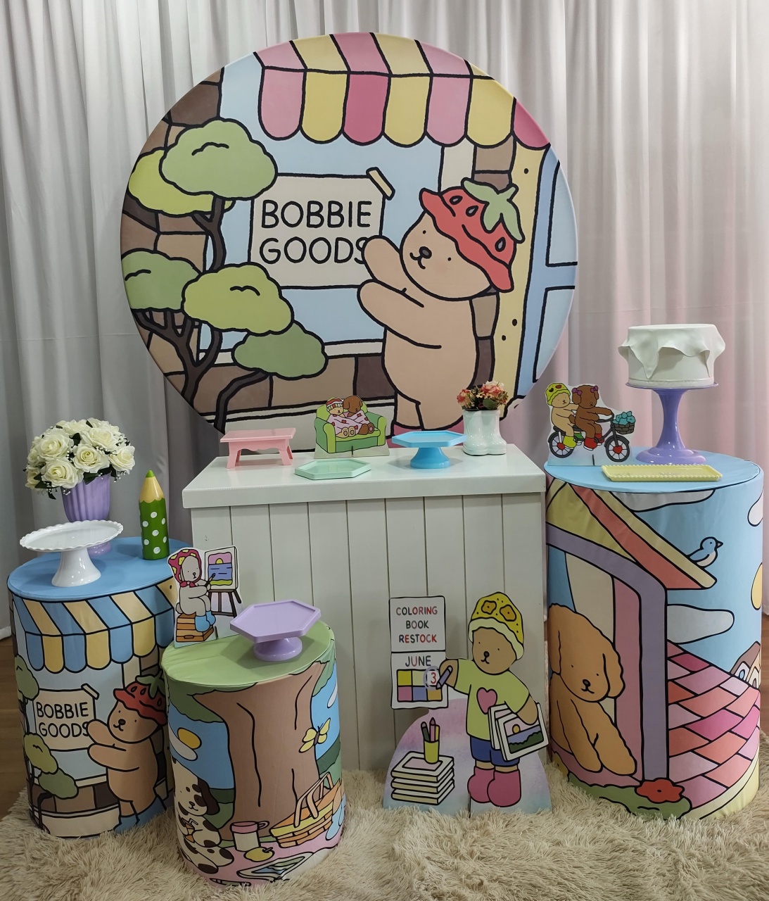 Bobbie Goods - Ouro - Decorações Ale Ramos