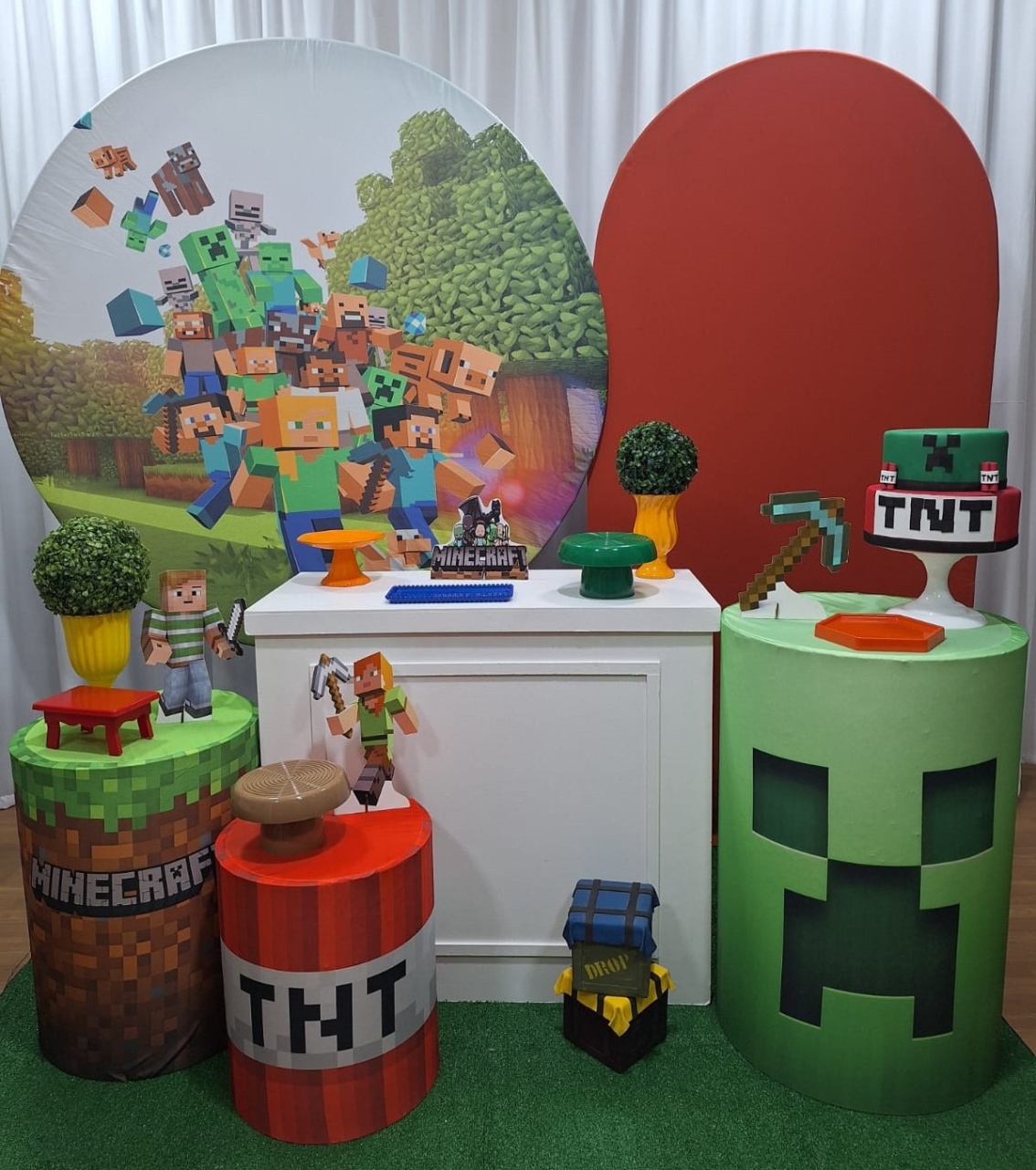 Minecraft - Diamante - Decorações Ale Ramos