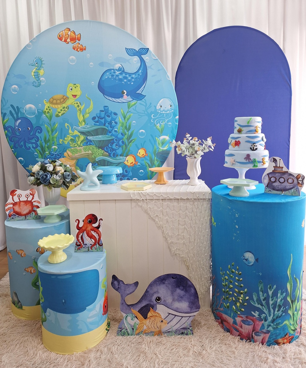 Fundo Do Mar Menino - Diamante - Decorações Ale Ramos