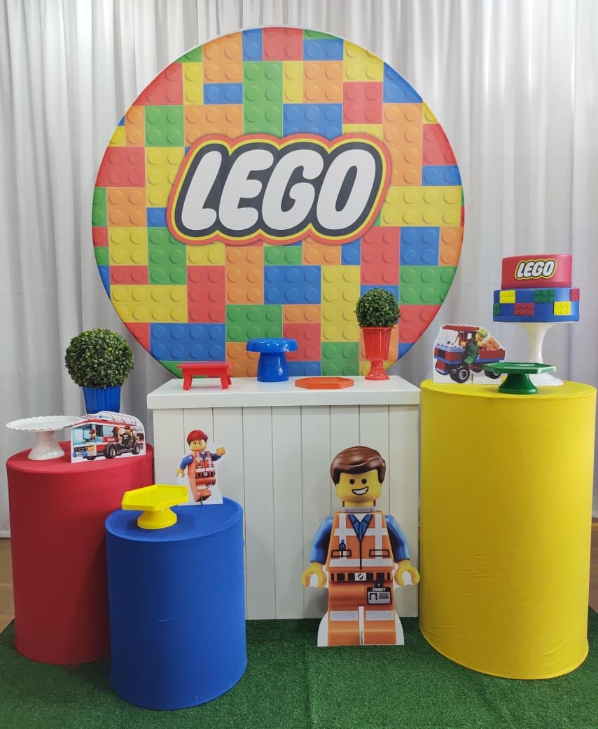 Lego - Ouro - Decorações Ale Ramos