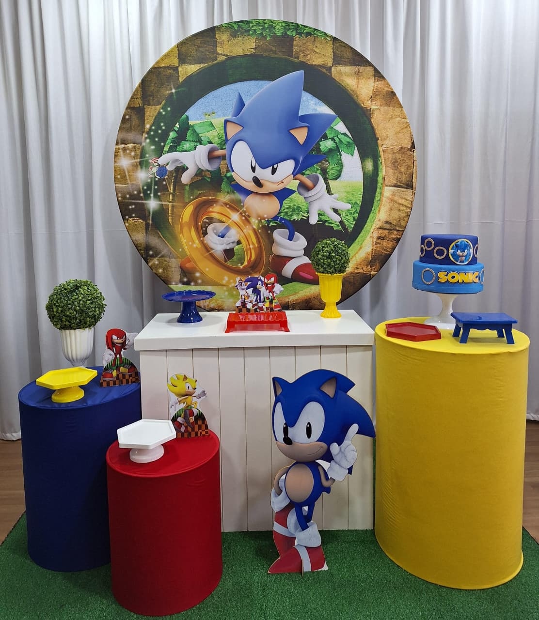 Sonic - Ouro 2 - Decorações Ale Ramos