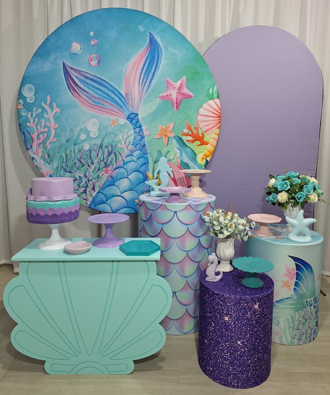 Sereia Cauda - Diamante - Decorações Ale Ramos