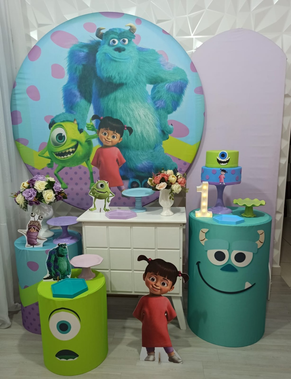 Monstros Sa- Diamante - Decorações Ale Ramos