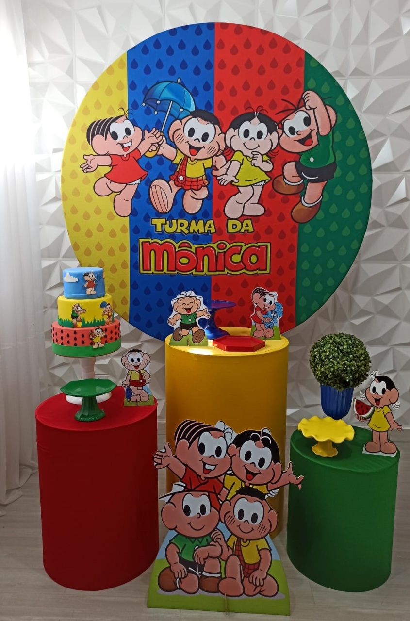 Turma da Mônica - Prata 1 - Decorações Ale Ramos