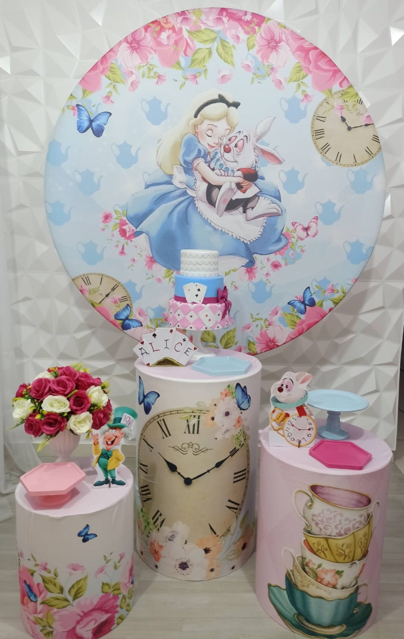 Alice - Prata - Decorações Ale Ramos