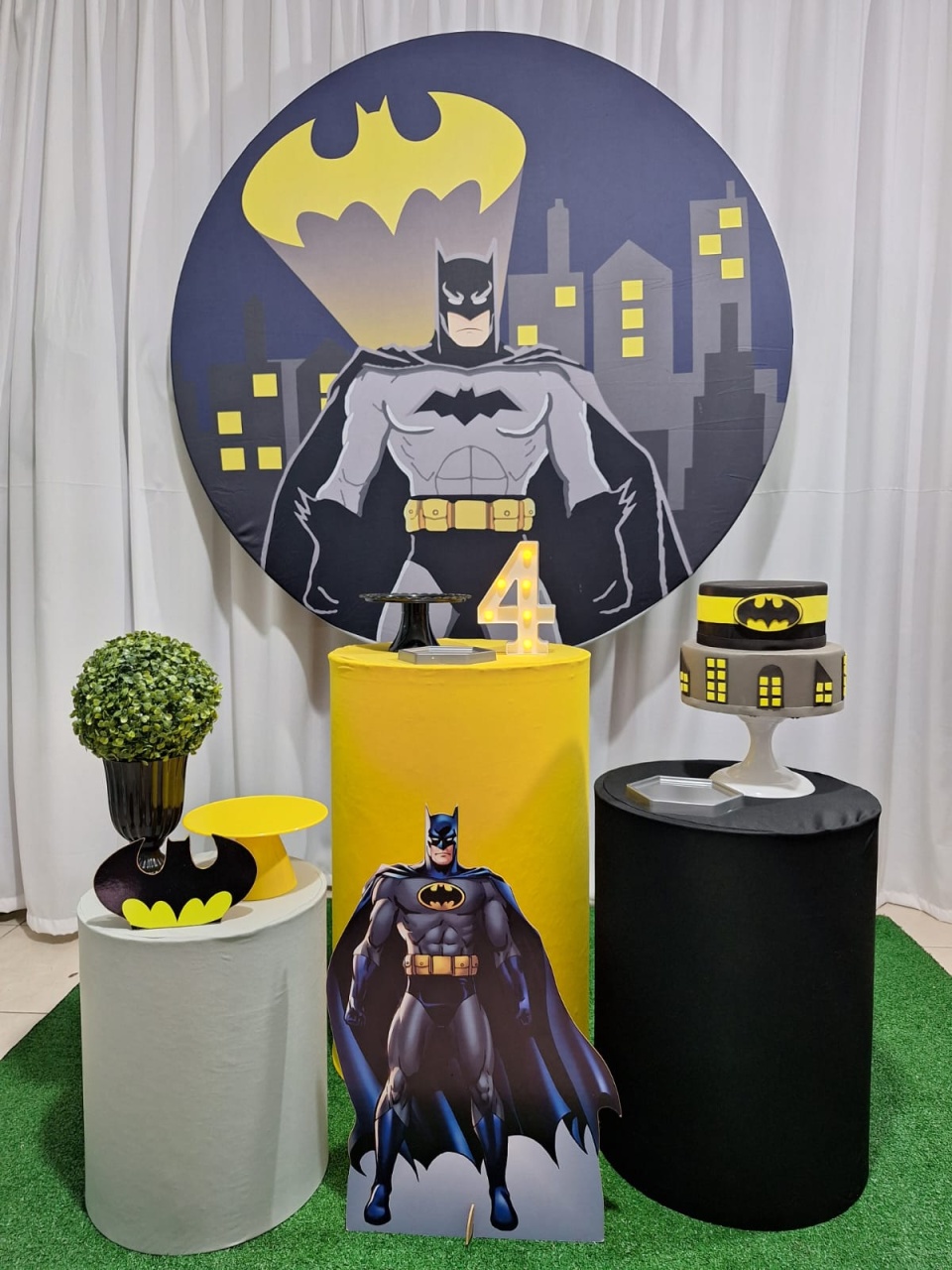 Batman - Prata - Decorações Ale Ramos