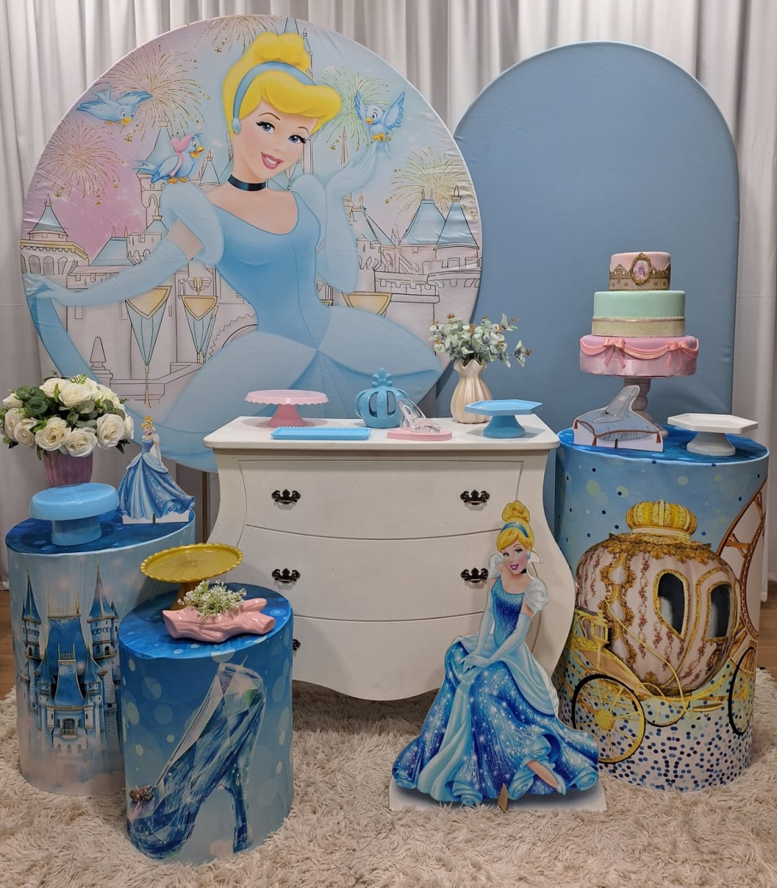Cinderela - Diamante - Decorações Ale Ramos