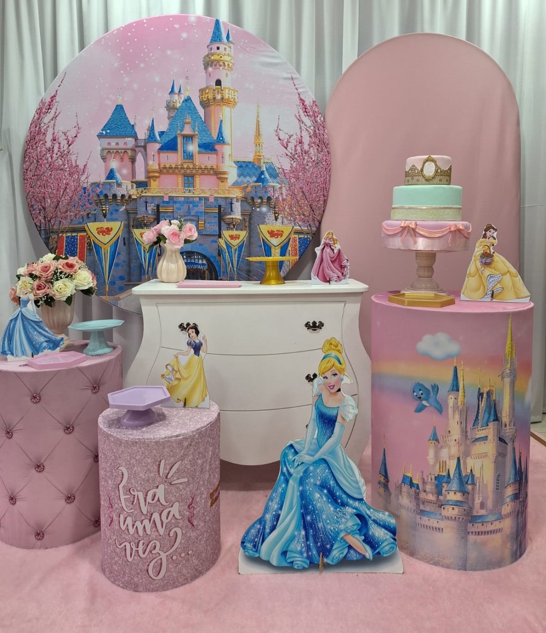 Castelo Princesas - Diamante - Decorações Ale Ramos