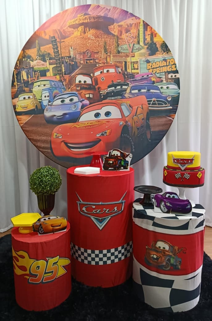 Carros - Prata - Decorações Ale Ramos