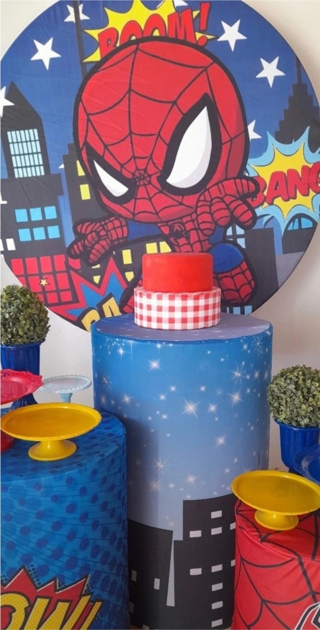 Homem Aranha Cute - Bola Boneca Decorações