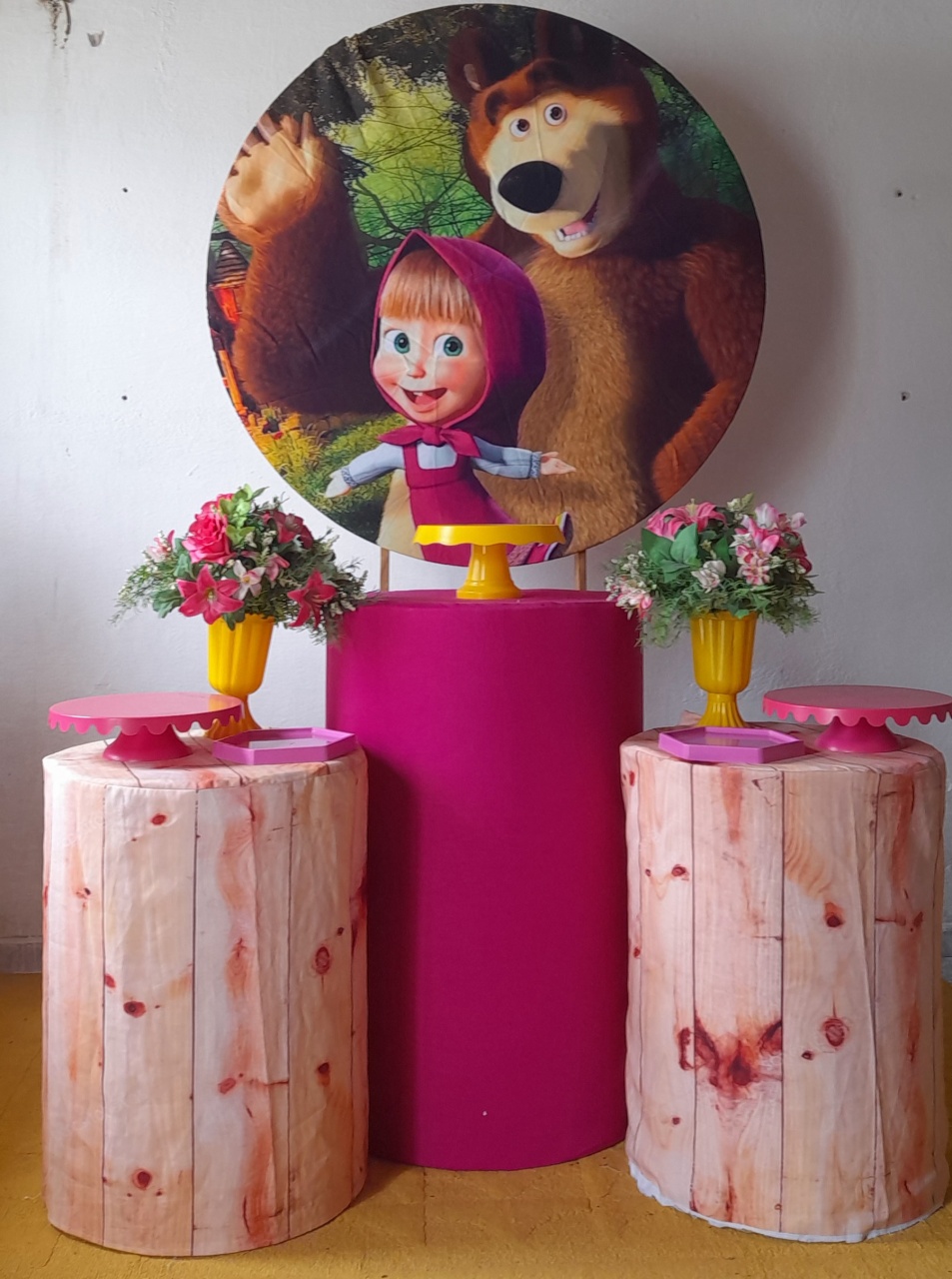Marsha E O Urso - Bola Boneca Decorações