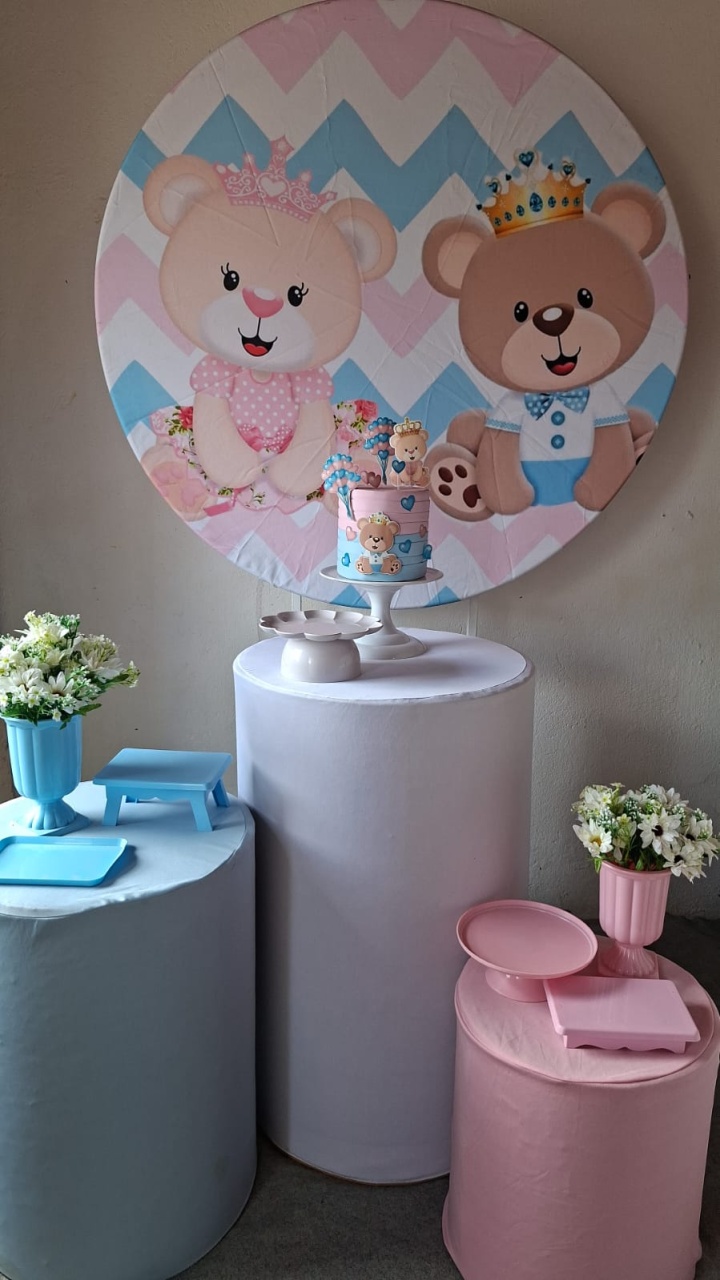 Cha Revelação  - Bola Boneca Decorações