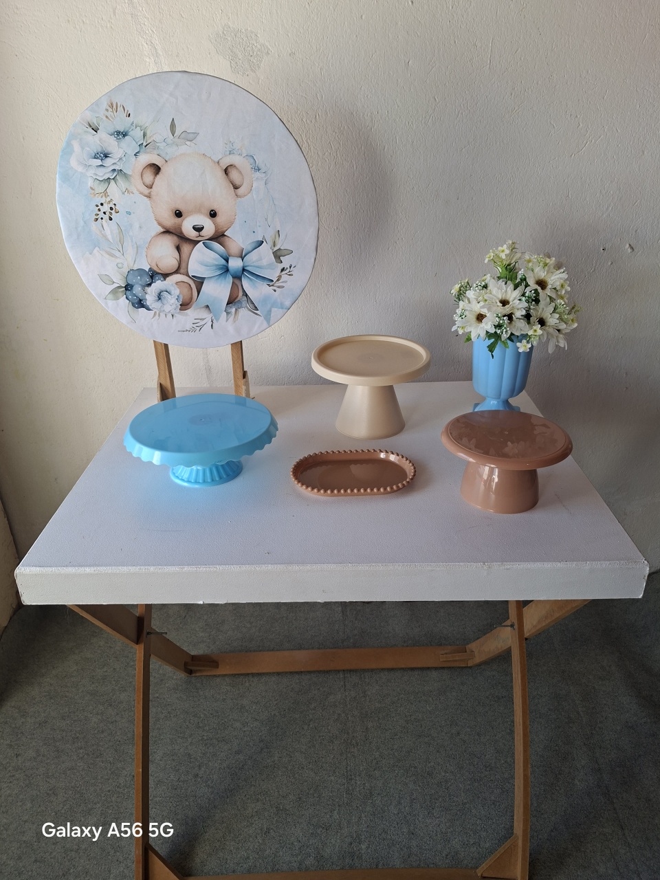 Cha de Bebê Ursinho Azul - Bola Boneca Decorações