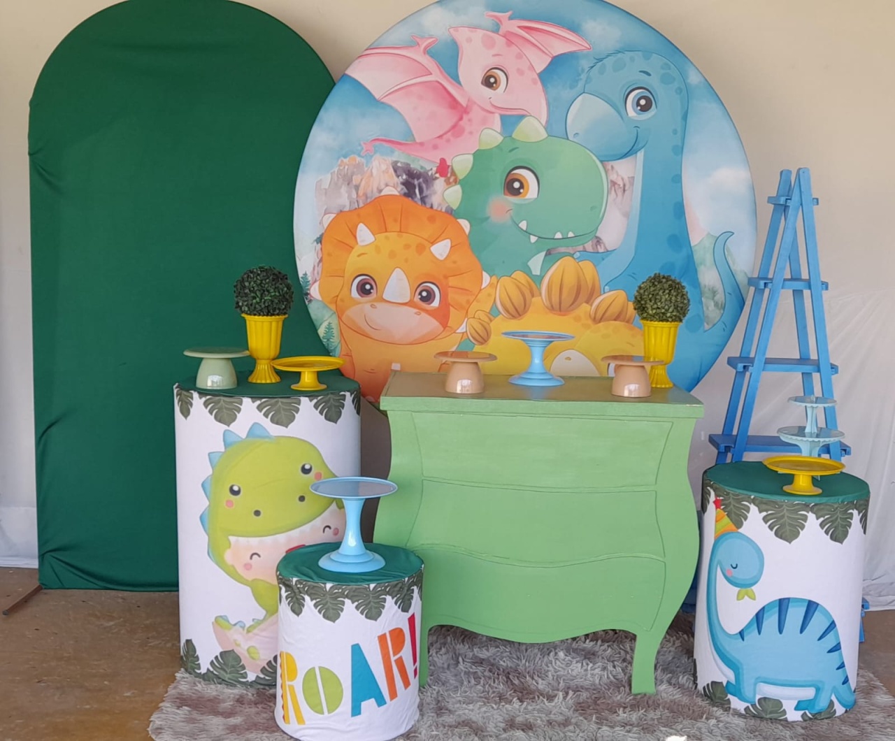 Dino Baby Completo - Bola Boneca Decorações