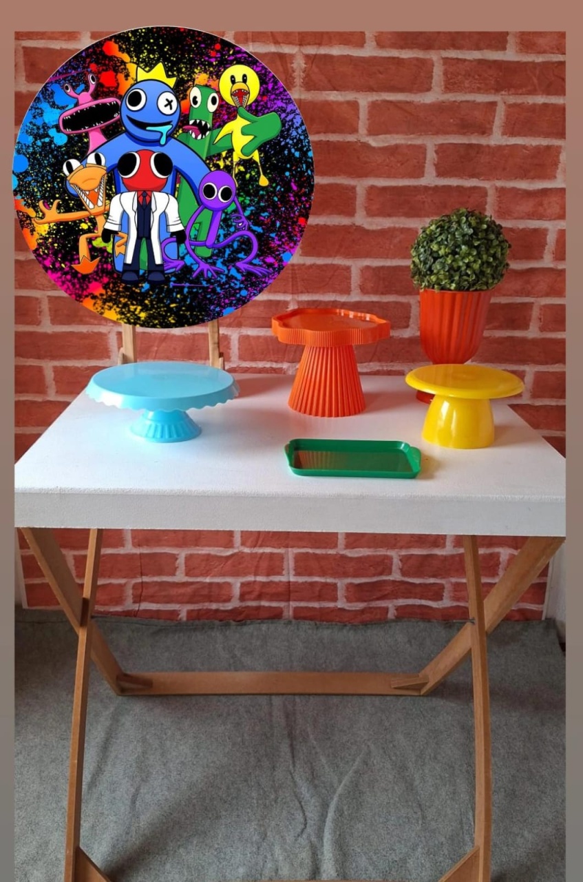 Rainbow - Bola Boneca Decorações
