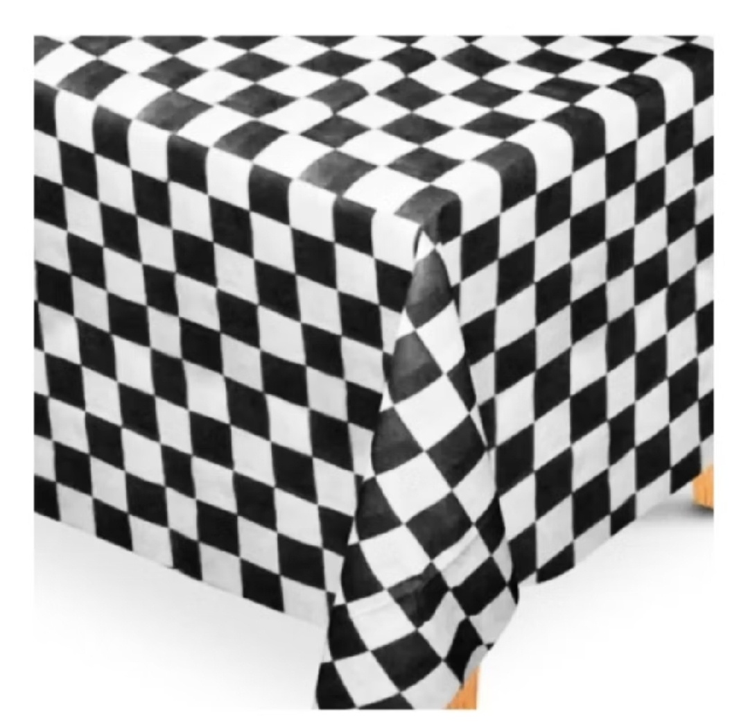Toalha de Mesa Quadriculada - Bola Boneca Decorações