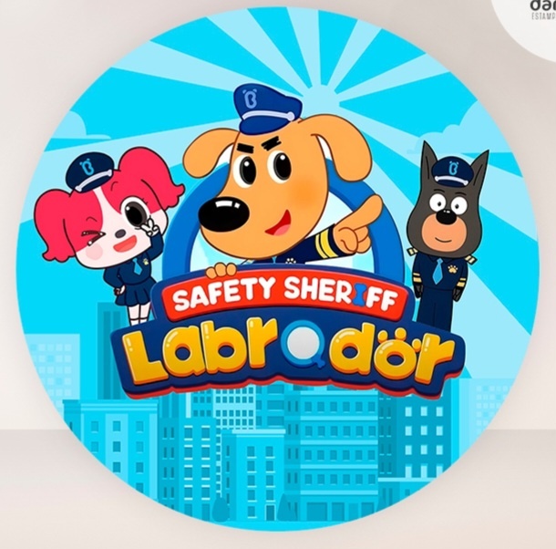 Detetive Labrador Festa Na Mesa - Bola Boneca Decorações