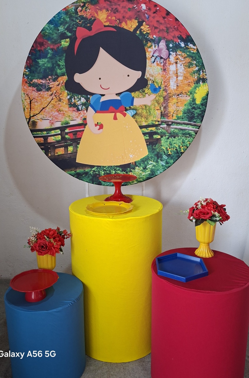 Branca de Neve Cute - Bola Boneca Decorações